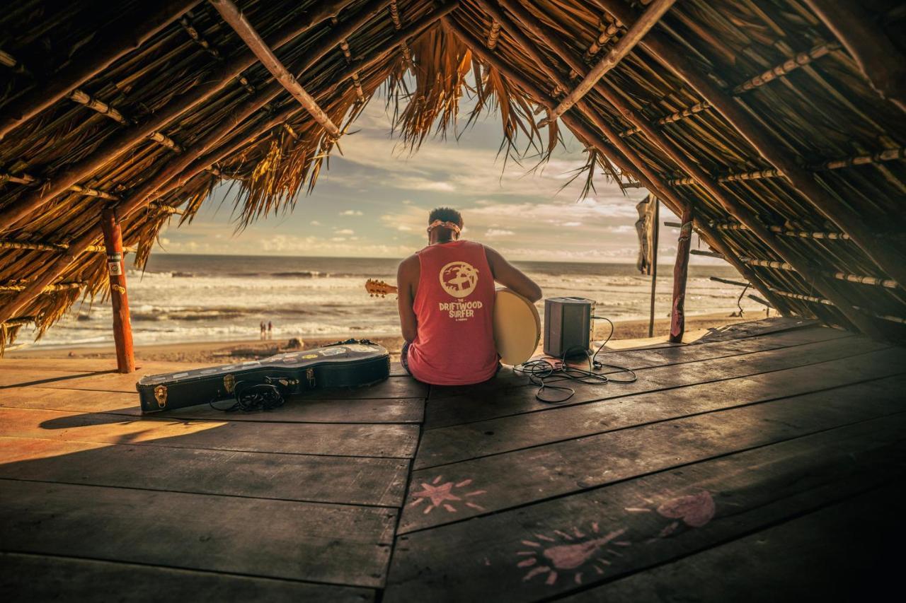 The Driftwood Surfer Beachfront Hostel / Restaurant / Bar, El Paredon El Paredón Buena Vista Eksteriør billede